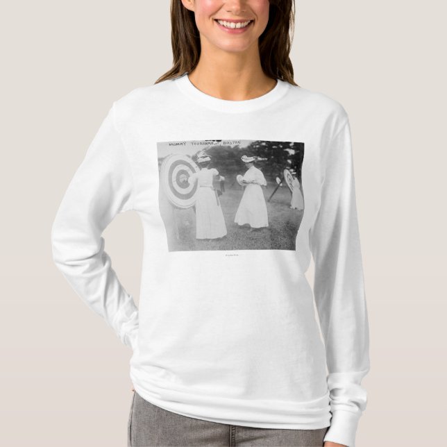 Camiseta Torneo del tiro al arco en Boston, fotografía de (Anverso)