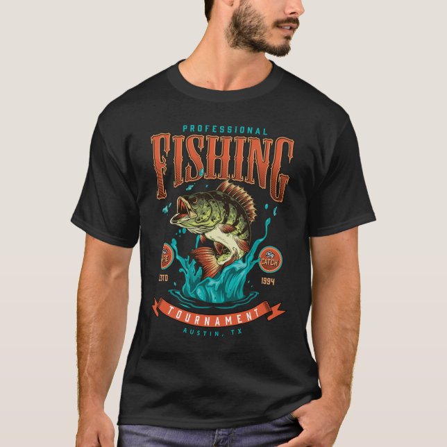 Camiseta Torneo Profesional de Pesca (Anverso)