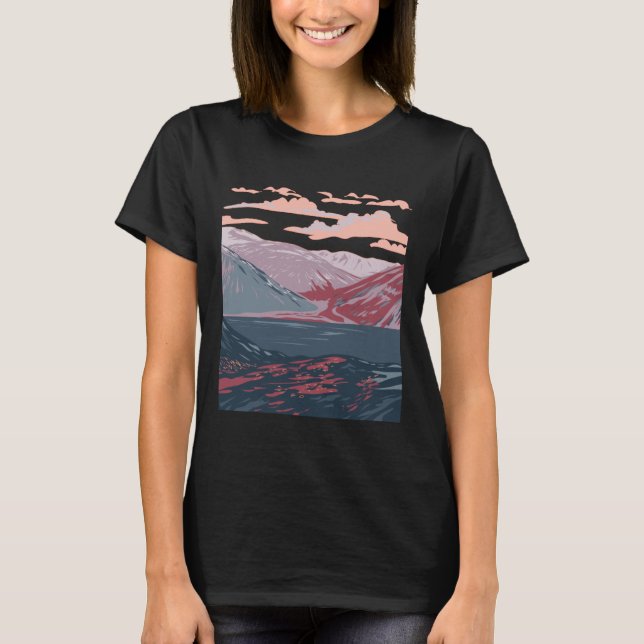 Camiseta Torngat Mountains National Park Sticker  (Anverso)