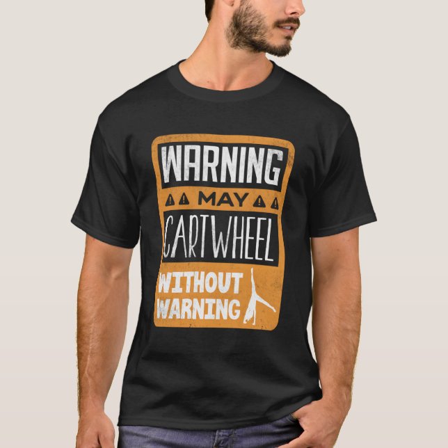 Camiseta Tornillo de advertencia de la gimnasia de rueda (Anverso)