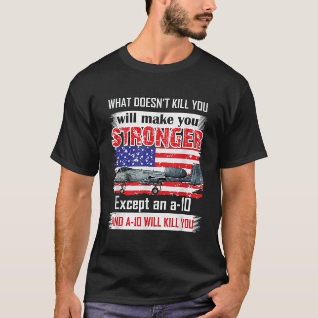Camiseta Tornillo de artillería A10 para aviación militar (Anverso)