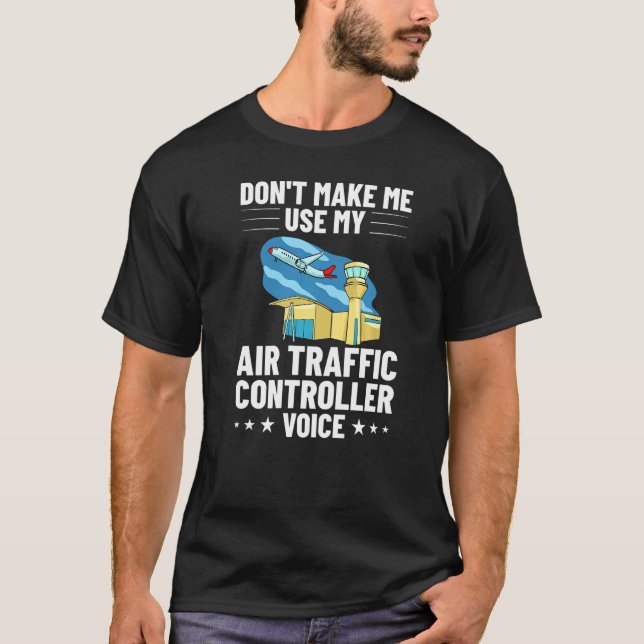 Camiseta Tornillo de control del director de vuelo del cont (Anverso)