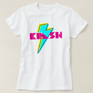 Camiseta Tornillo de rayo krash de los años 80