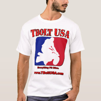 Camiseta Tornillo en T los E.E.U.U. del logotipo de Pitbike