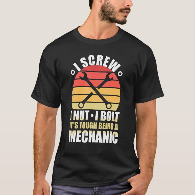 Camiseta Tornillo I Tornillo I Herramienta de reparación me (Anverso)