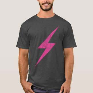 Camiseta Tornillo Lightning Rosa Del Feminismo (Vintage)