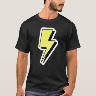 Camiseta Tornillo relámpago de la tormenta relámpago