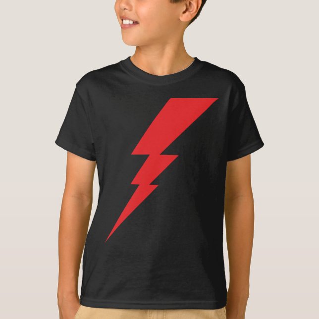 Camiseta Tornillo relámpago rojo (Anverso)