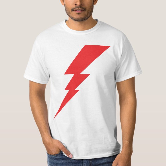 Camiseta Tornillo relámpago rojo (Anverso)