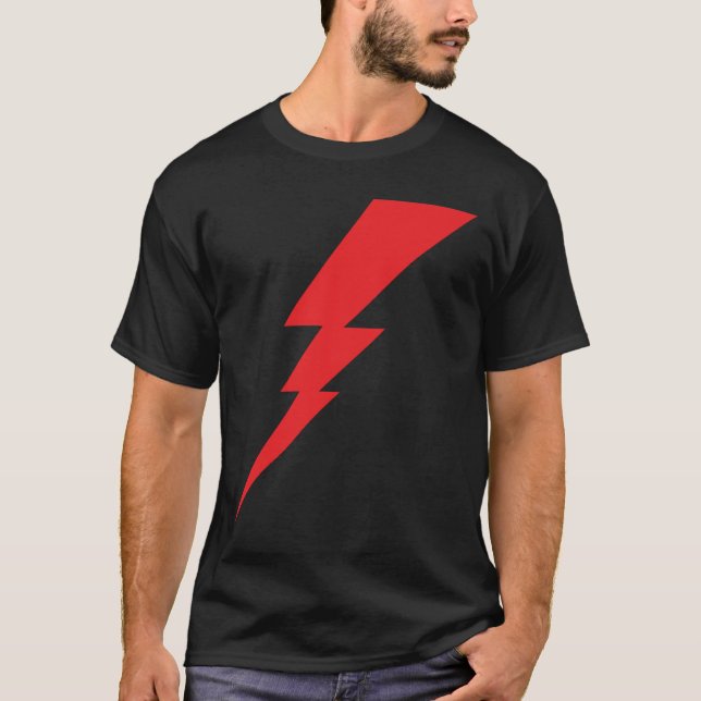 Camiseta Tornillo relámpago rojo (Anverso)