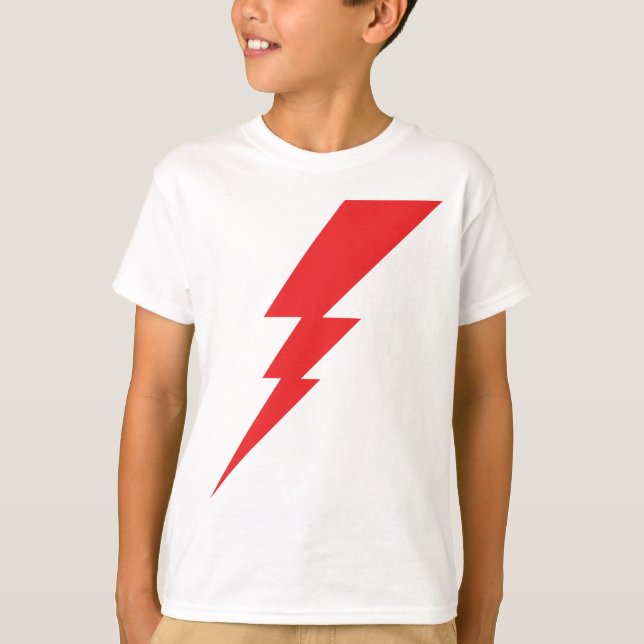 Camiseta Tornillo relámpago rojo (Anverso)