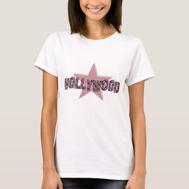 Camiseta Tornillo rosado de Hollywood (Anverso)