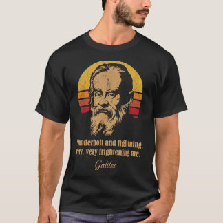 Camiseta Tornillo y relámpago Meme de Astronomía Galileo