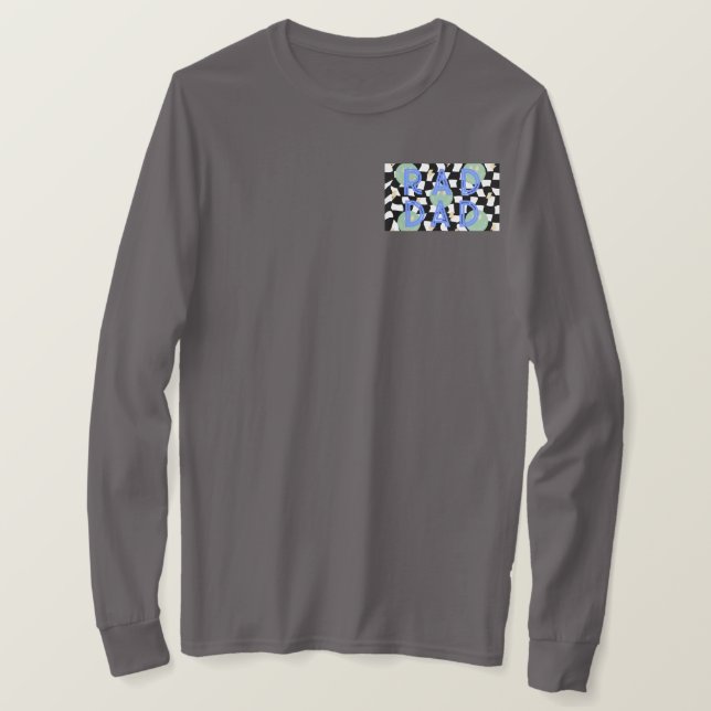 Camiseta Tornillos de control y de iluminación retro "papá  (Anverso del diseño)