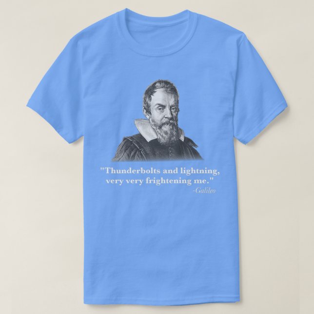 Camiseta Tornillos y galileo de relámpago (Diseño del anverso)
