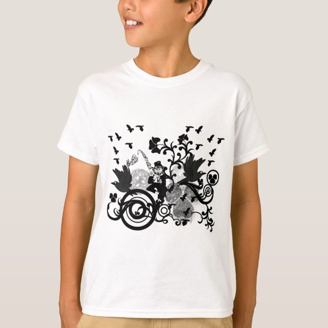 Camiseta Tornillos y Leprechauns de Irlanda Negra (Anverso)