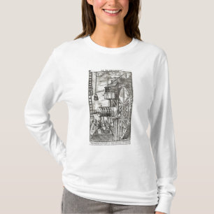 Camiseta Torno para conseguir el agua de una mina