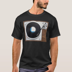 Camiseta Torno Tocadiscos de Vinilo