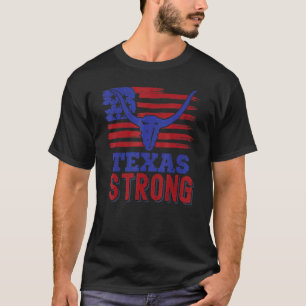 Camiseta Tornos de Bandera de Estados Unidos fuertes en Tex