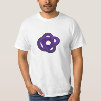 Camiseta Toro anudado - púrpura