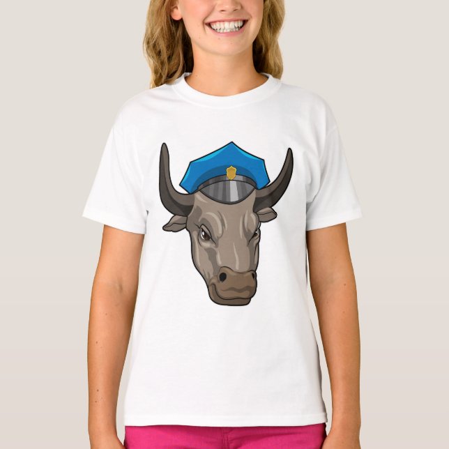 Camiseta Toro como policía (Anverso)