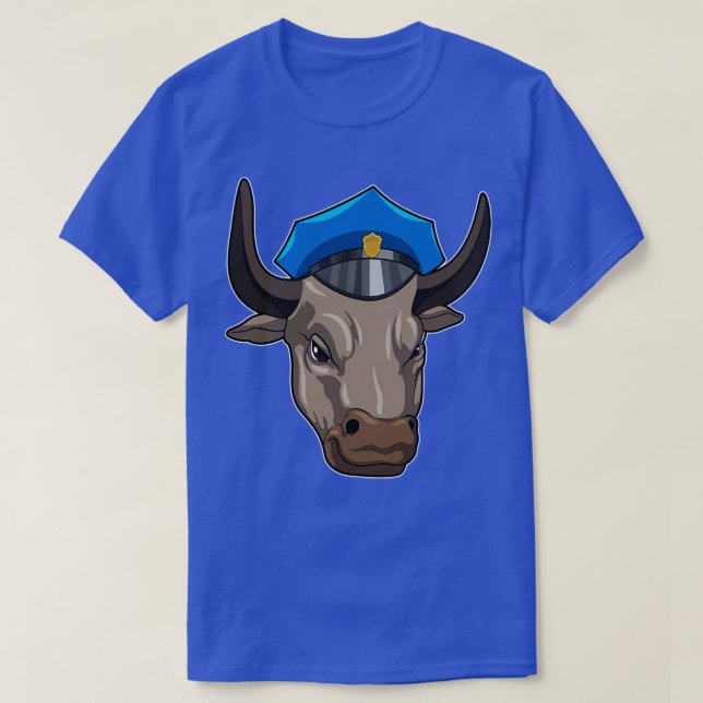 Camiseta Toro como policía (Diseño del anverso)