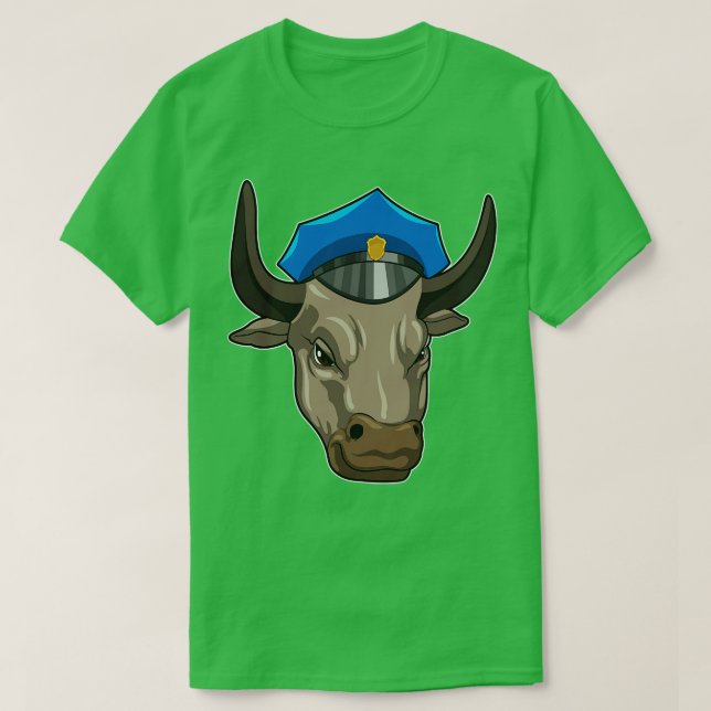 Camiseta Toro como policía (Diseño del anverso)