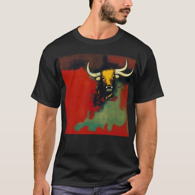 Camiseta Toro con 3 cuernos (Anverso)