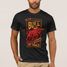 Camiseta Toro de carga - Diseño motivacional
