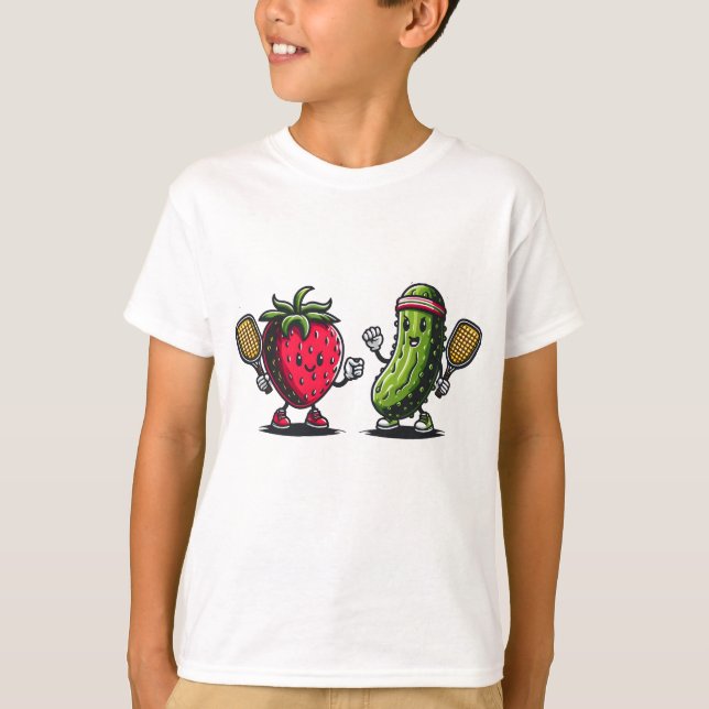 Camiseta Toro de fresa y pellebol de aguja (Anverso)