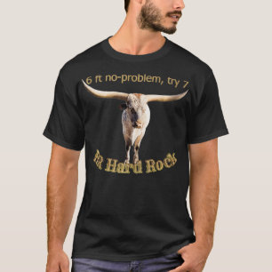 Camiseta Toro de longhorn de Teas con cuernos de 7 pies