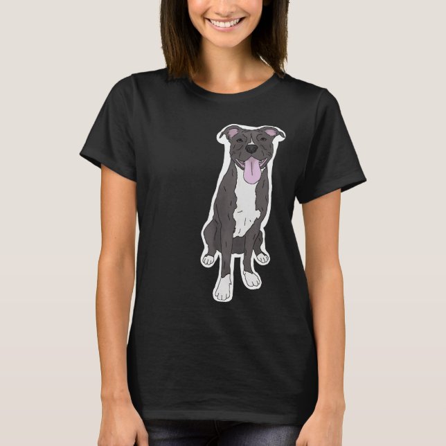 Camiseta Toro de pozo azul (Anverso)