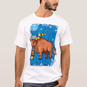 Camiseta Toro de Taurus en el cielo nocturno