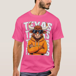 Camiseta Toro de Té Dibujos Animados para Hombres Mujeres d