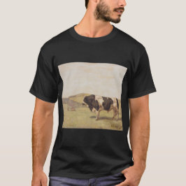 Camiseta Toro en un paisaje suizo (por Ferdinand Hodler)