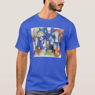 Camiseta Toro Mentiroso de Franz Marc, Arte Cubista Antiguo
