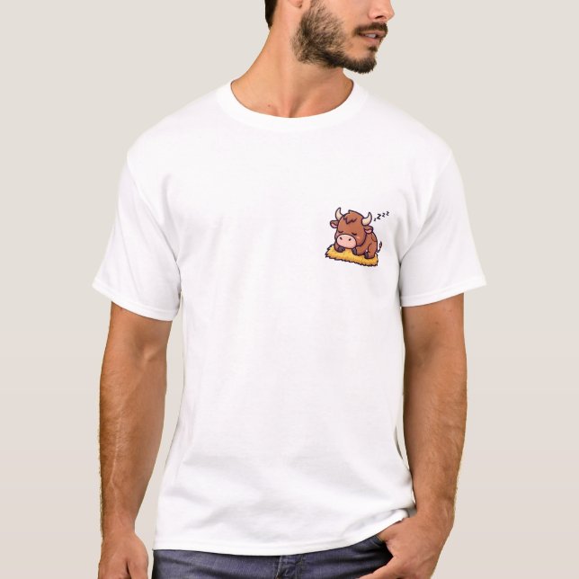 Camiseta Toro Pequeño Dormilón (Anverso)