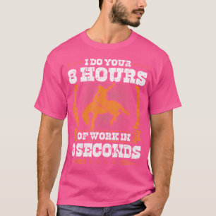 Camiseta Toro Salvaje 8 Segundos Trabajo Rodeo Vaquero Bron
