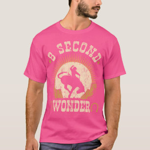 Camiseta Toro Salvaje de 8 Segundos Rodeo Vaquero Jinete de