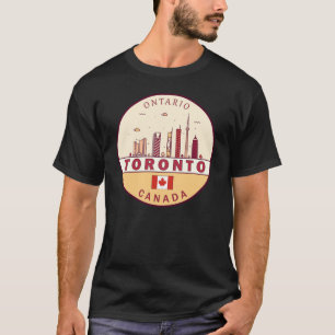 Camiseta Toronto Canada City Skyline Emblem