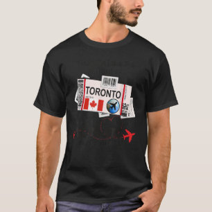 Camiseta Toronto Chica Toronto Boarding Pass Toronto