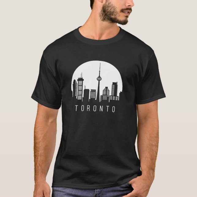 Camiseta Toronto, horizonte (Anverso)