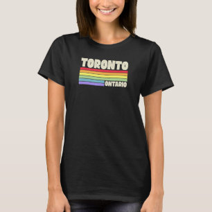 Camiseta Toronto Ontario Canadá Arcoiris Orgullo Gay Merch 