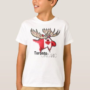 Camiseta Toronto Ontario Canadá Bandera de los niños tee