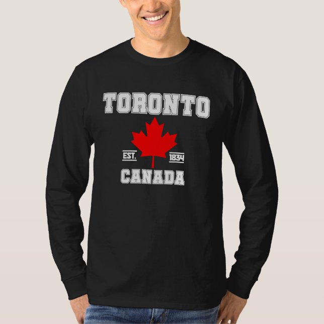 Camiseta Toronto Ontario Canada Maple Leaf Canadian Pride E (Anverso)