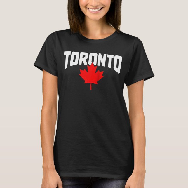 Camiseta Toronto Ontario Canada Maple Leaf Orgullo canadien (Anverso)