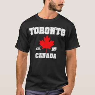 Camiseta Toronto Ontario Canada Maple Leaf Orgullo canadien