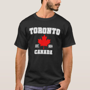 Camiseta Toronto Ontario Canada Maple Leaf Orgullo canadien