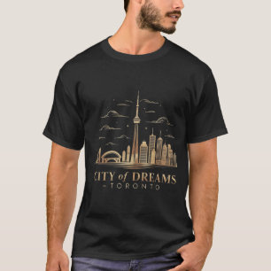 Camiseta Toronto Premium - Azul Marino y Dorado