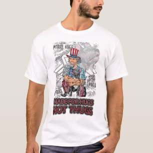 Camiseta Toros de foso, hechos para abrazos, no matones y T